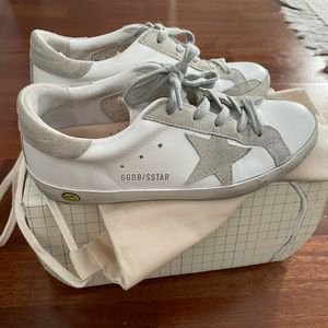 Superstar Suede Leather Sneakers Beige size 33